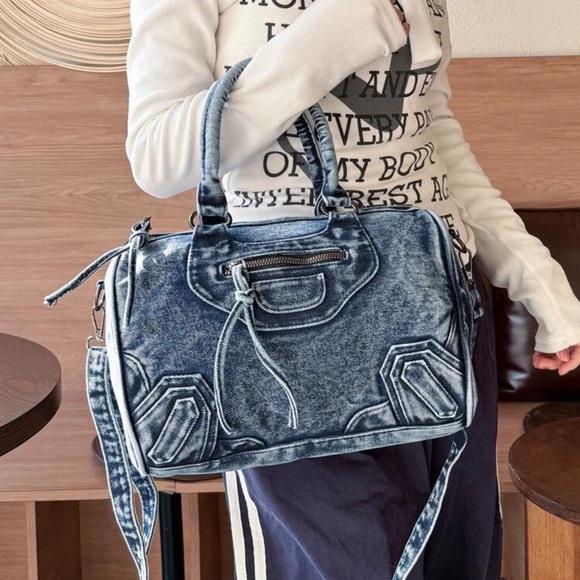 Handbags - Denim Blue Handbag